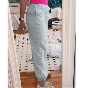 Light blue sweatpants